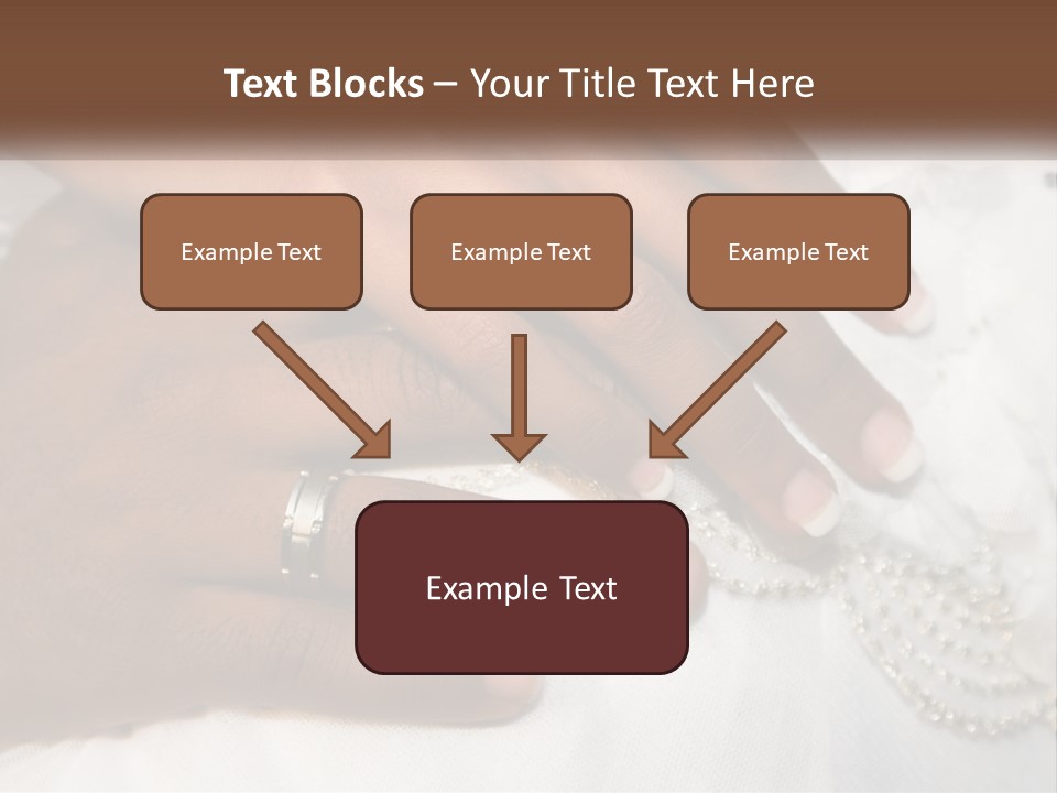 Bridal Rings White PowerPoint Template