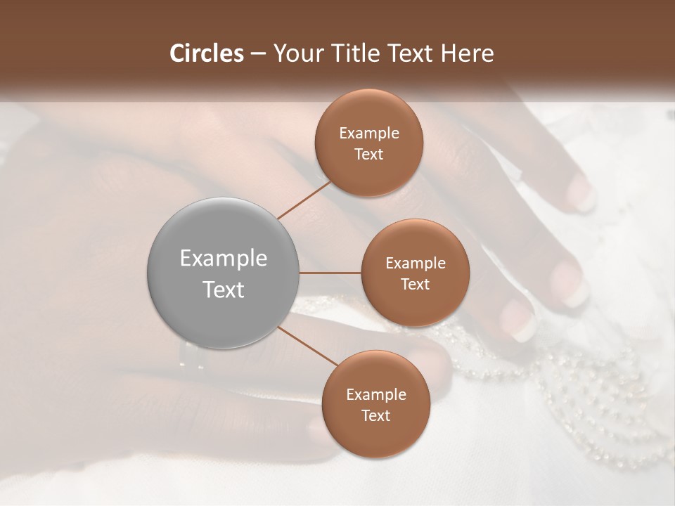 Bridal Rings White PowerPoint Template