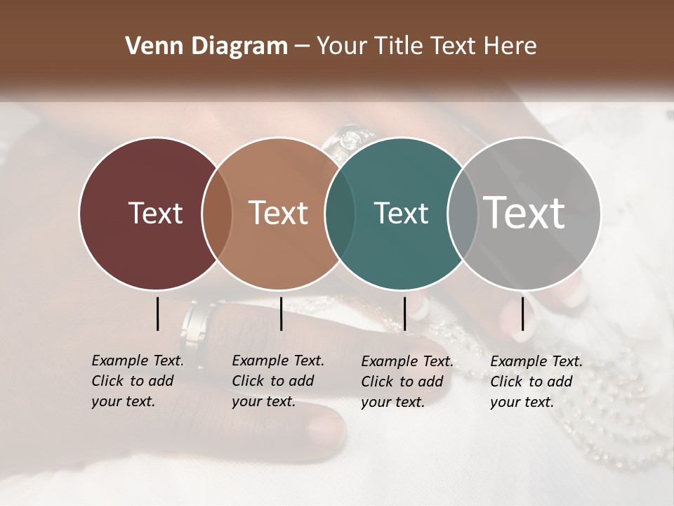 Bridal Rings White PowerPoint Template