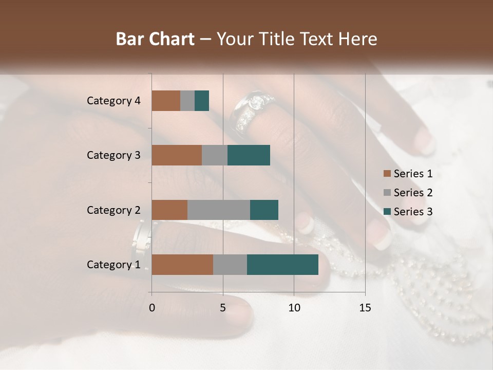 Bridal Rings White PowerPoint Template