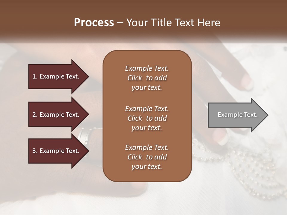 Bridal Rings White PowerPoint Template
