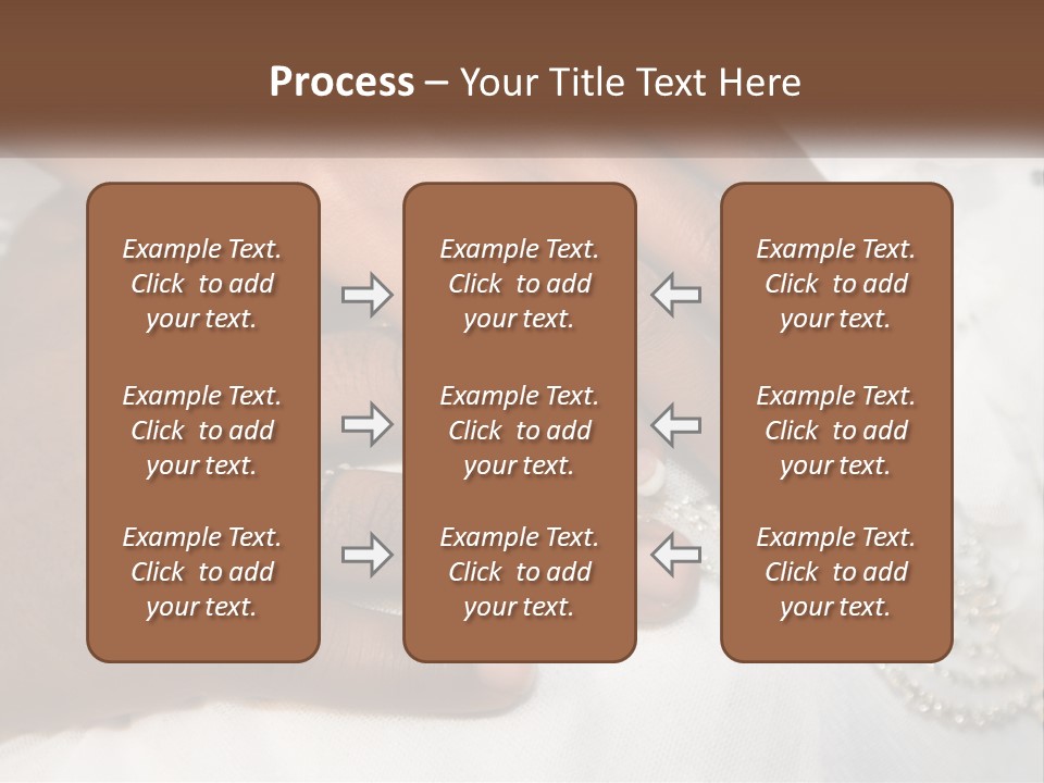 Bridal Rings White PowerPoint Template