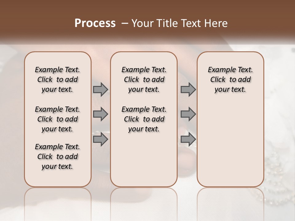 Bridal Rings White PowerPoint Template
