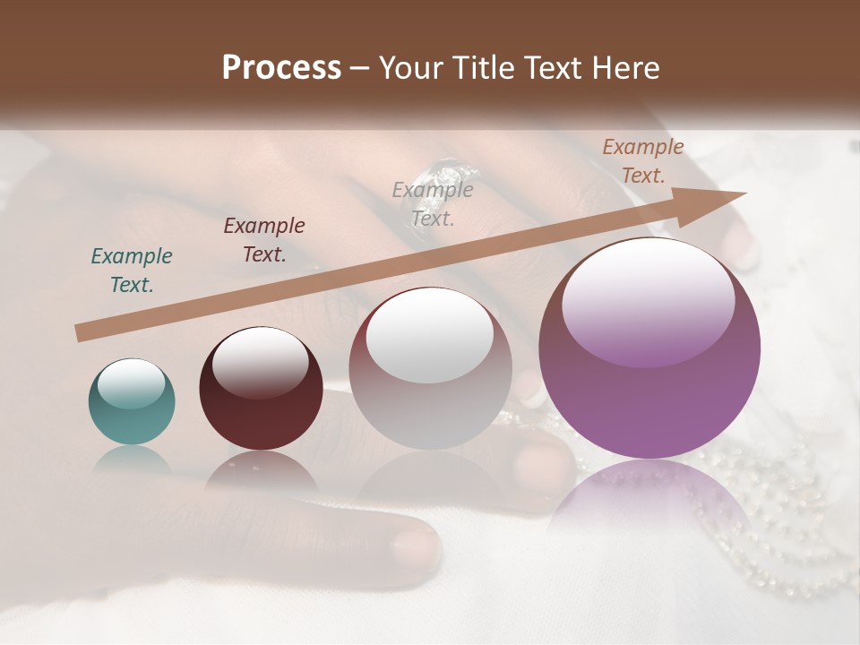 Bridal Rings White PowerPoint Template