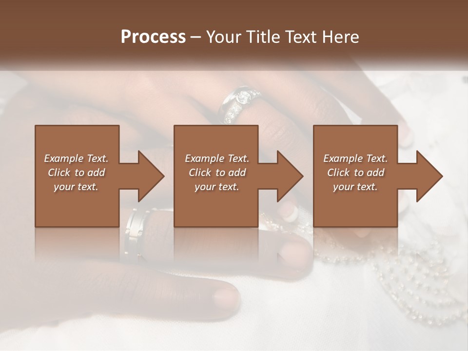 Bridal Rings White PowerPoint Template