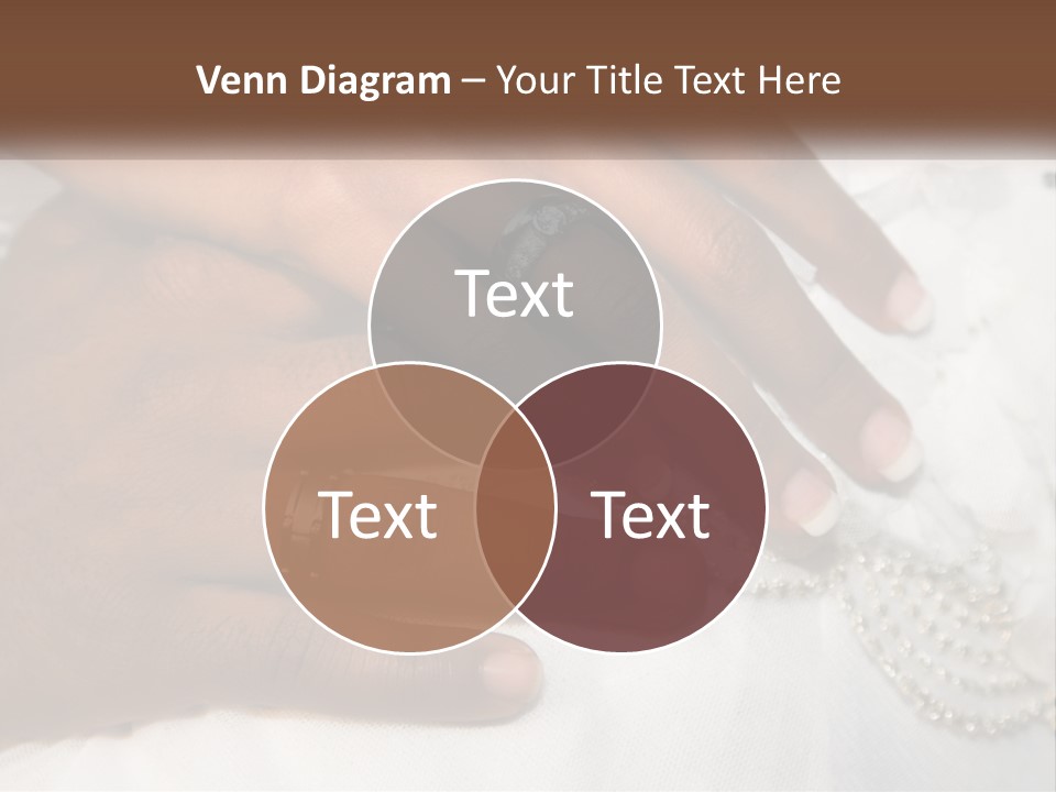 Bridal Rings White PowerPoint Template