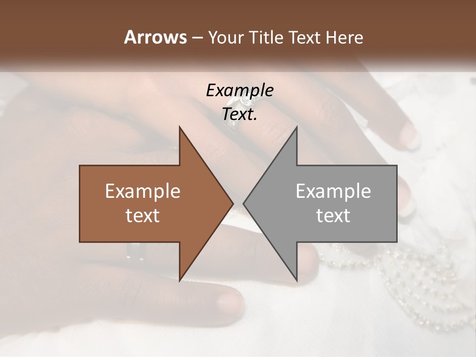 Bridal Rings White PowerPoint Template