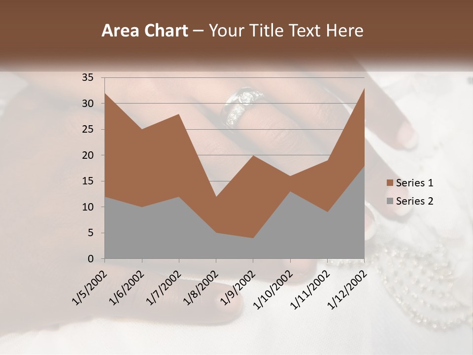 Bridal Rings White PowerPoint Template