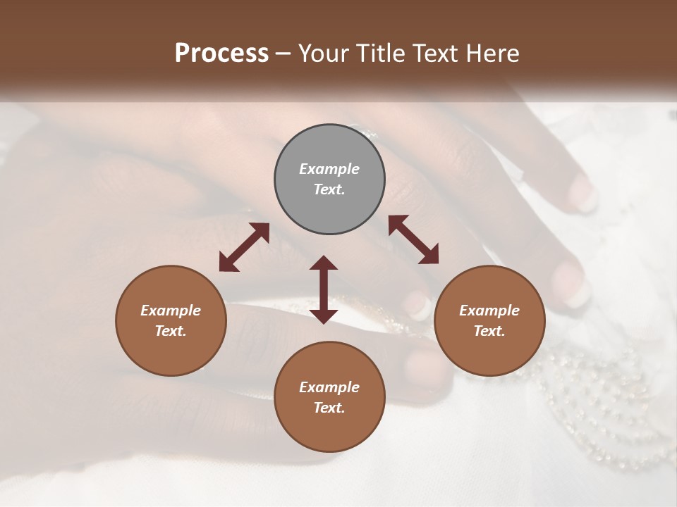 Bridal Rings White PowerPoint Template