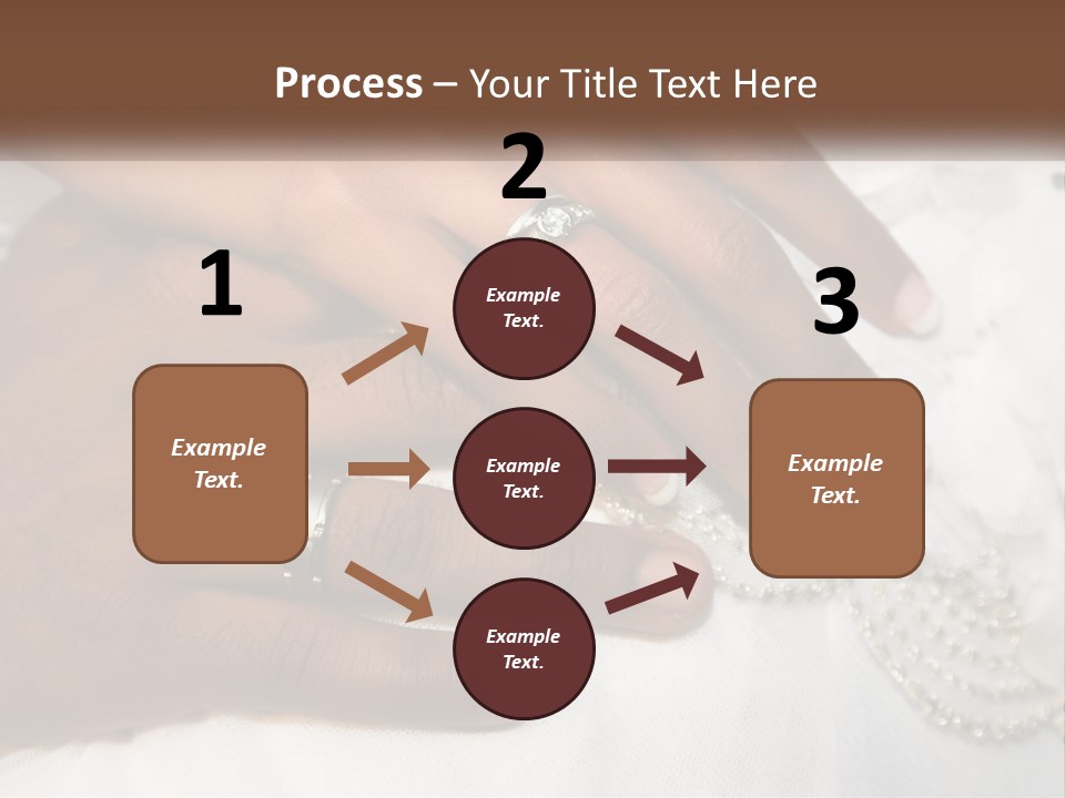 Bridal Rings White PowerPoint Template