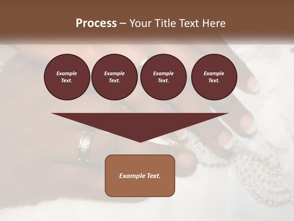 Bridal Rings White PowerPoint Template