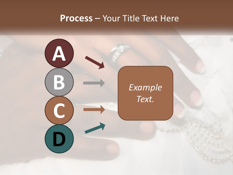 Bridal Rings White PowerPoint Template