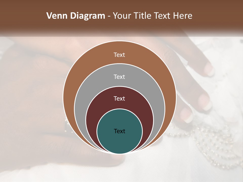 Bridal Rings White PowerPoint Template