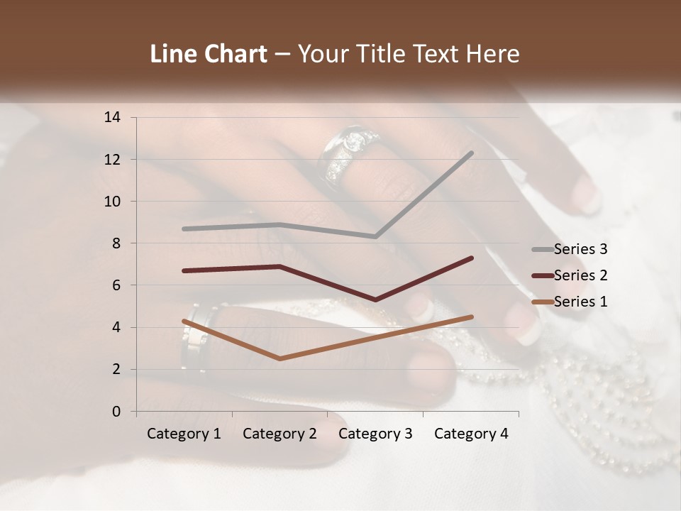 Bridal Rings White PowerPoint Template