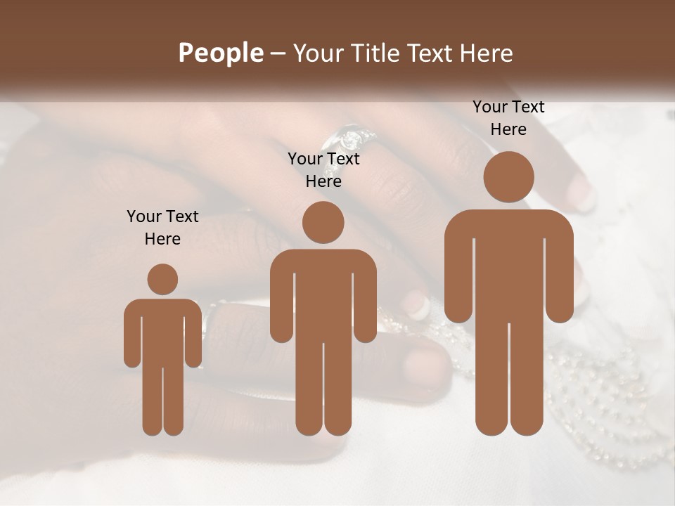 Bridal Rings White PowerPoint Template