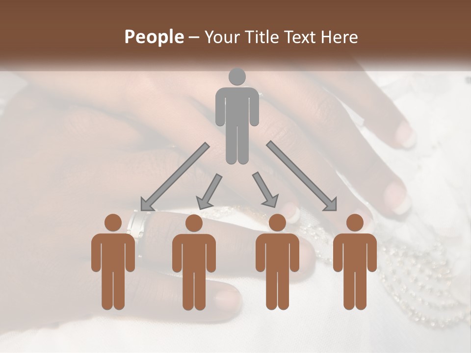 Bridal Rings White PowerPoint Template