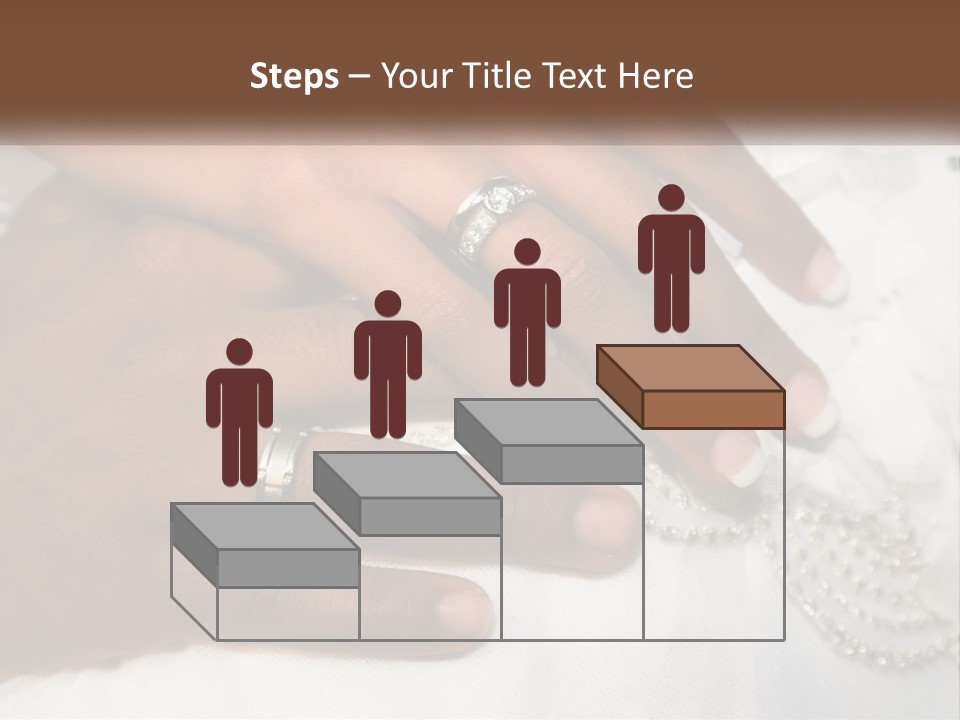 Bridal Rings White PowerPoint Template