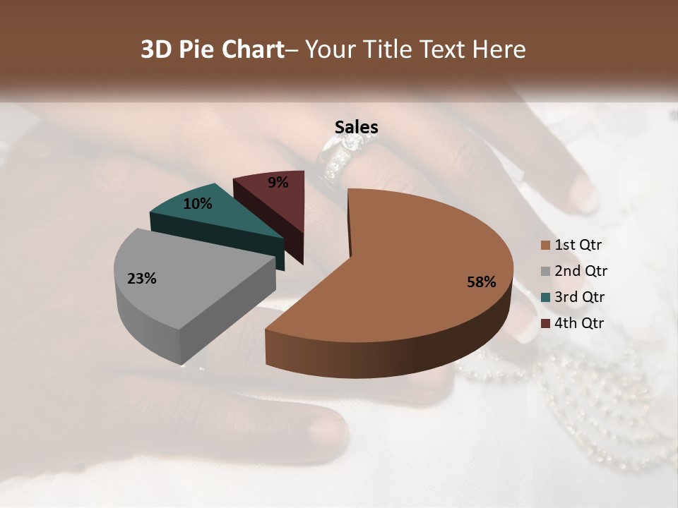 Bridal Rings White PowerPoint Template