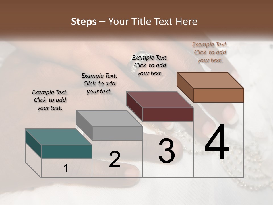 Bridal Rings White PowerPoint Template