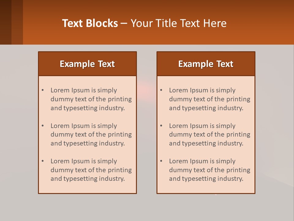 A Volcano In The Sky With A Bright Orange Glow PowerPoint Template