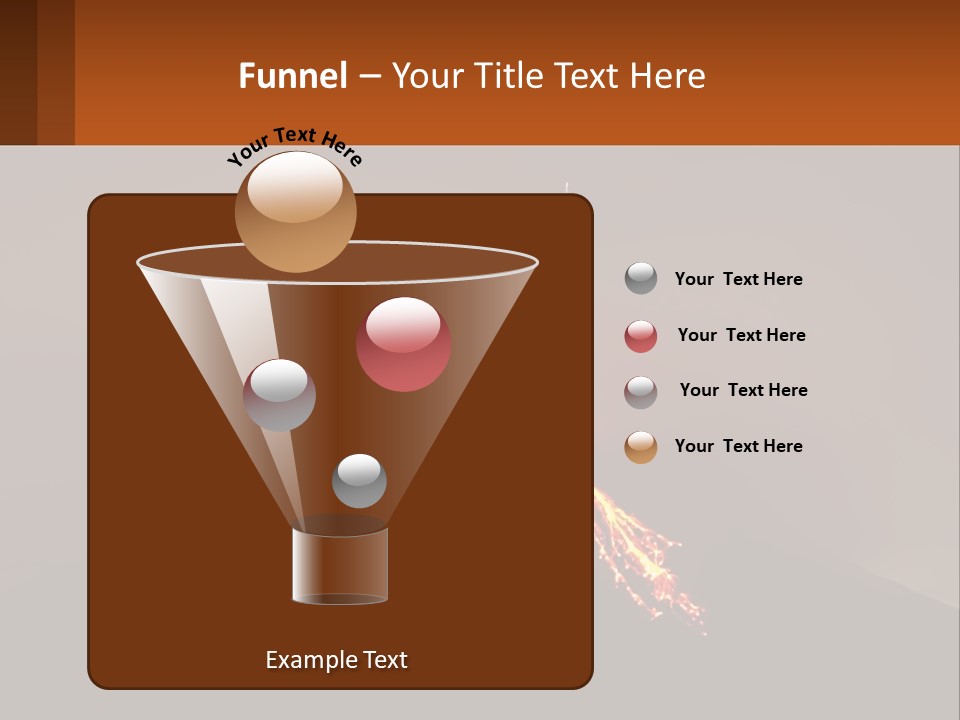 A Volcano In The Sky With A Bright Orange Glow PowerPoint Template