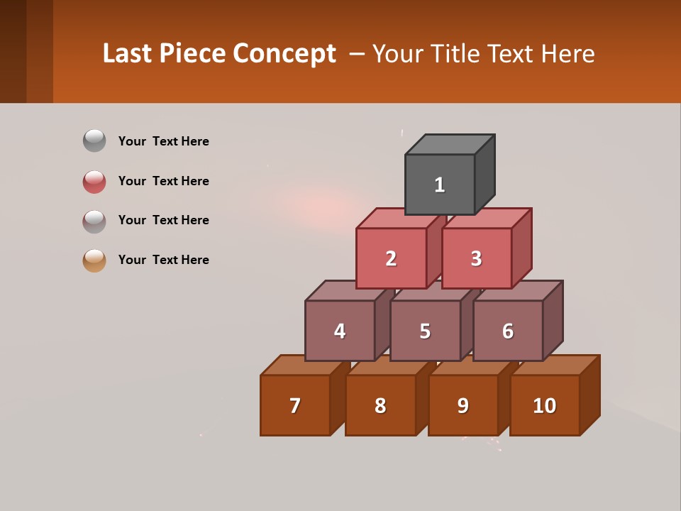 A Volcano In The Sky With A Bright Orange Glow PowerPoint Template