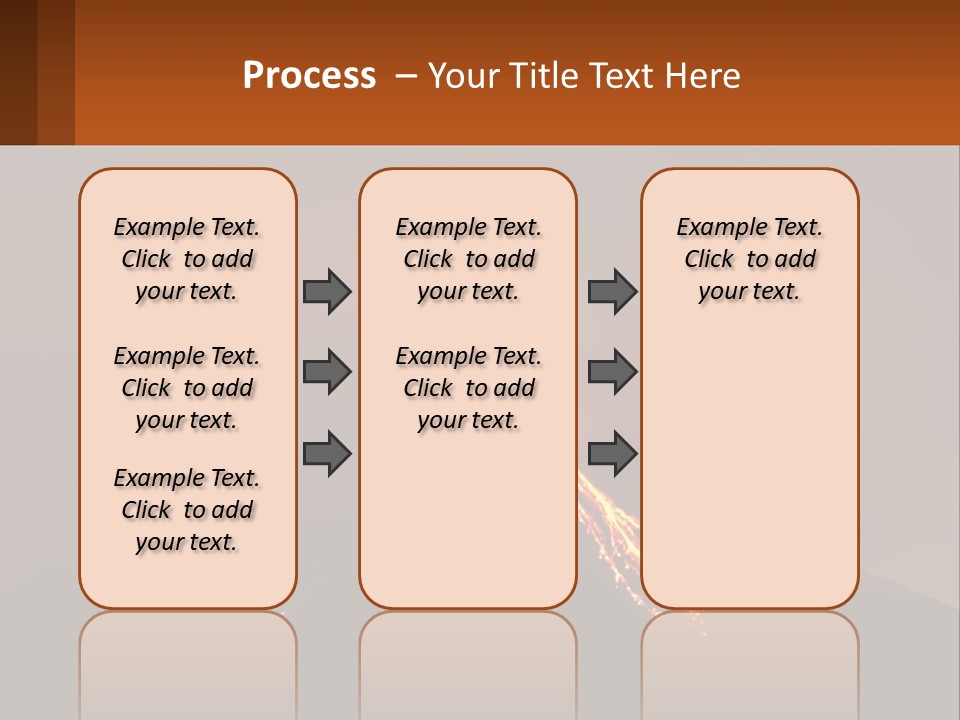 A Volcano In The Sky With A Bright Orange Glow PowerPoint Template