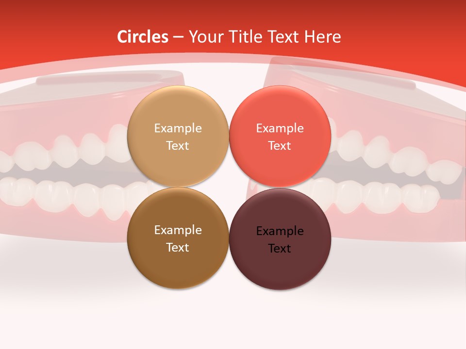 Mouth White Talking PowerPoint Template