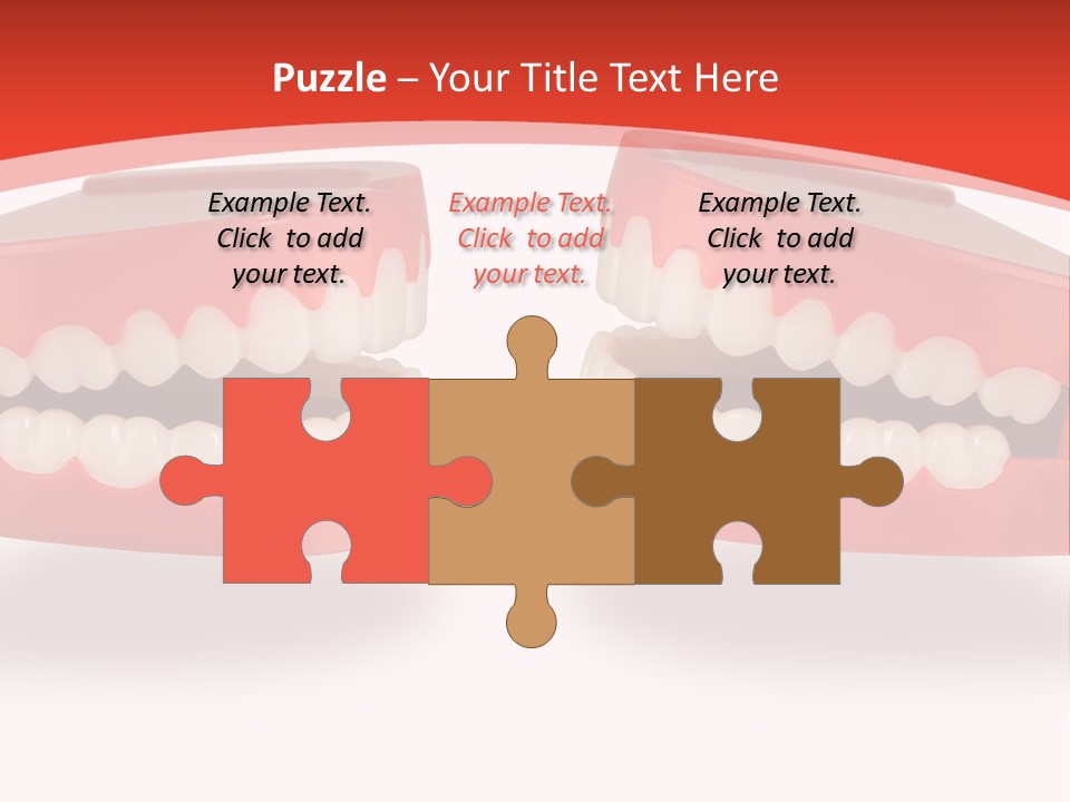 Mouth White Talking PowerPoint Template