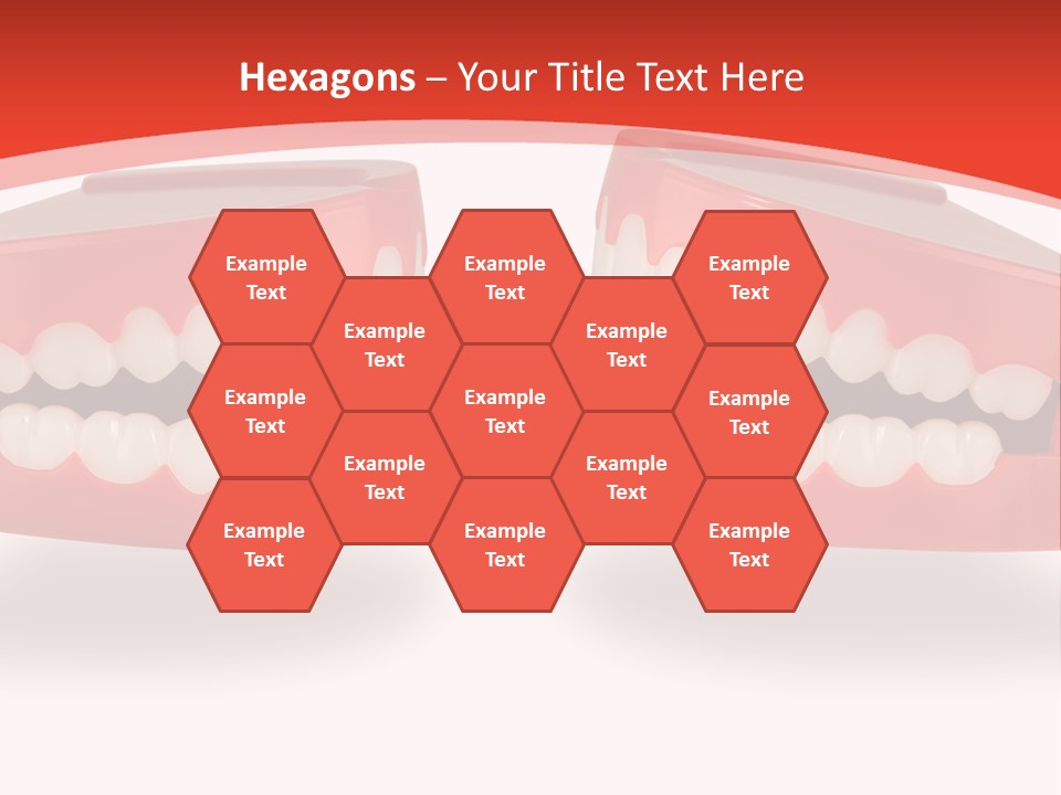 Mouth White Talking PowerPoint Template