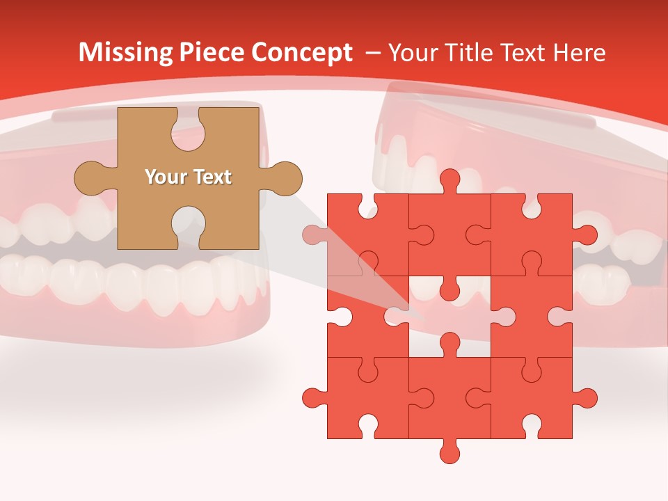 Mouth White Talking PowerPoint Template