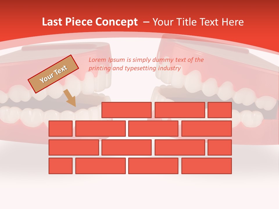 Mouth White Talking PowerPoint Template