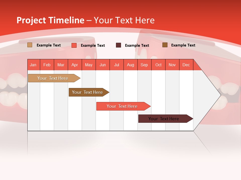 Mouth White Talking PowerPoint Template