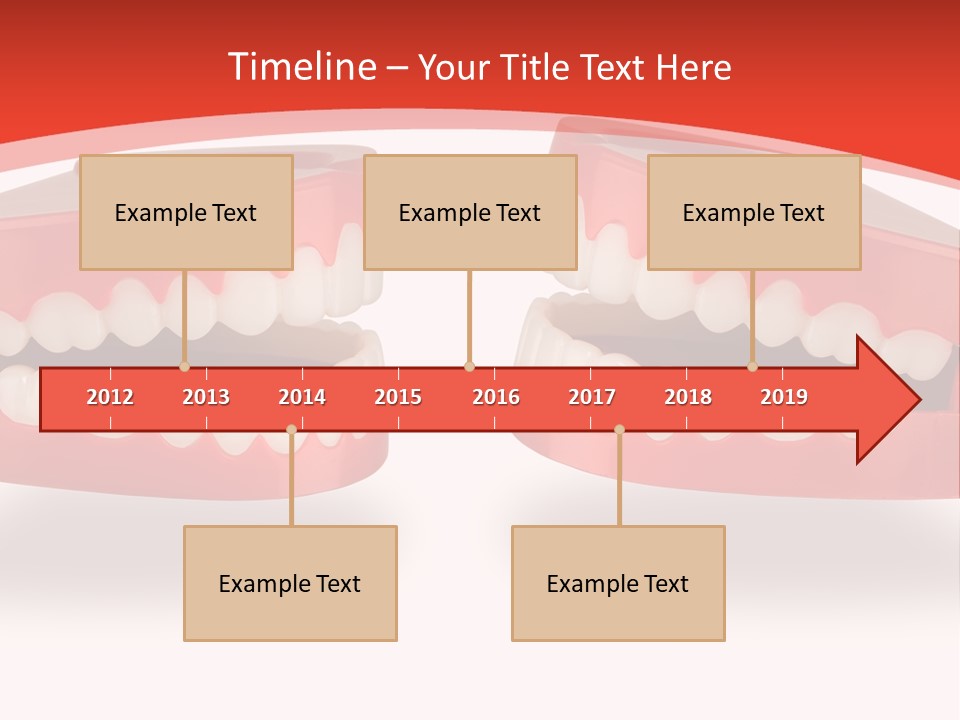 Mouth White Talking PowerPoint Template