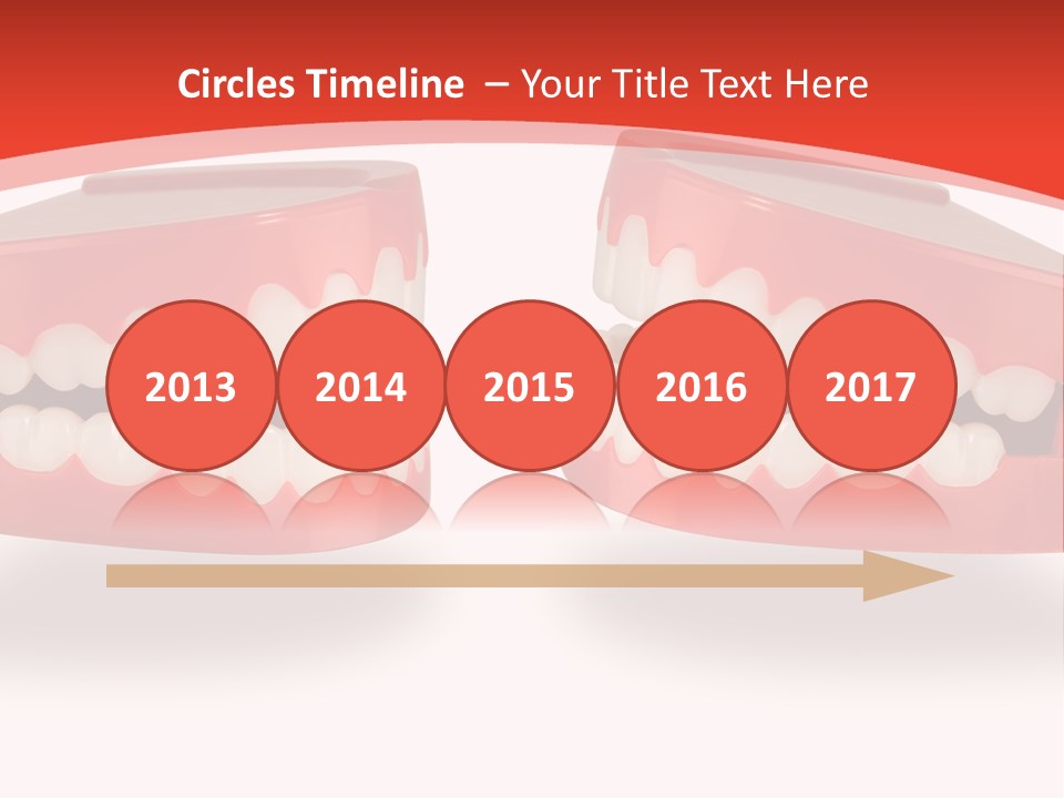 Mouth White Talking PowerPoint Template