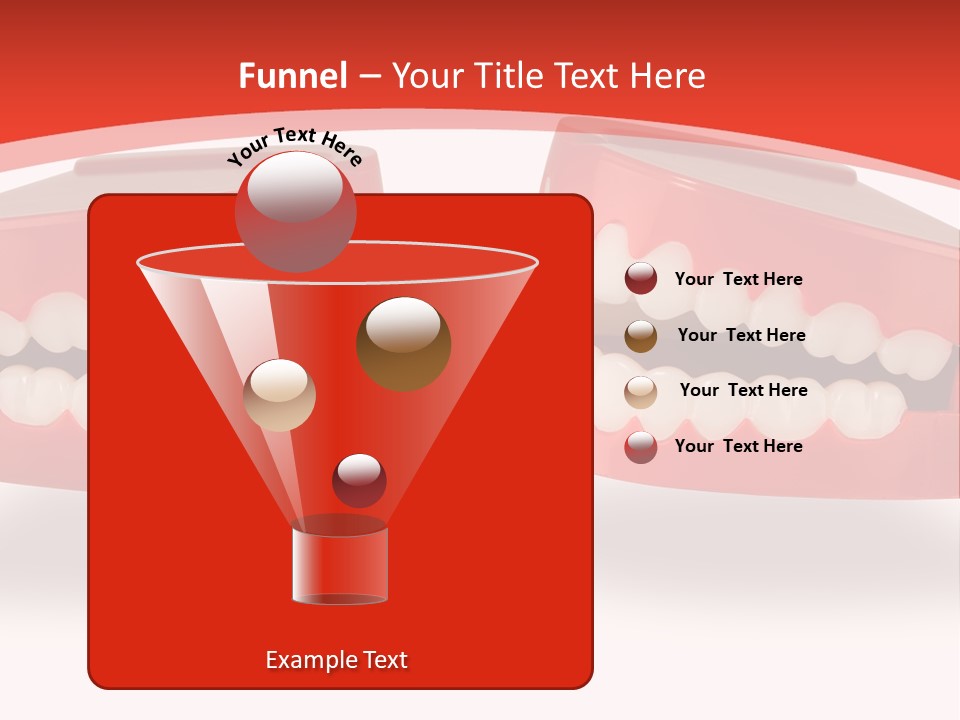 Mouth White Talking PowerPoint Template