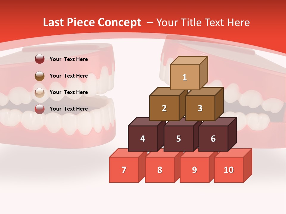 Mouth White Talking PowerPoint Template