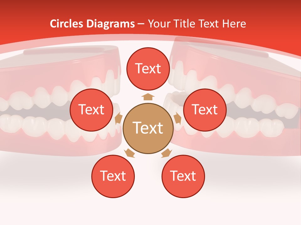 Mouth White Talking PowerPoint Template