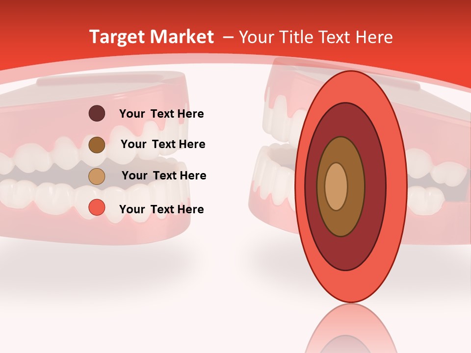 Mouth White Talking PowerPoint Template