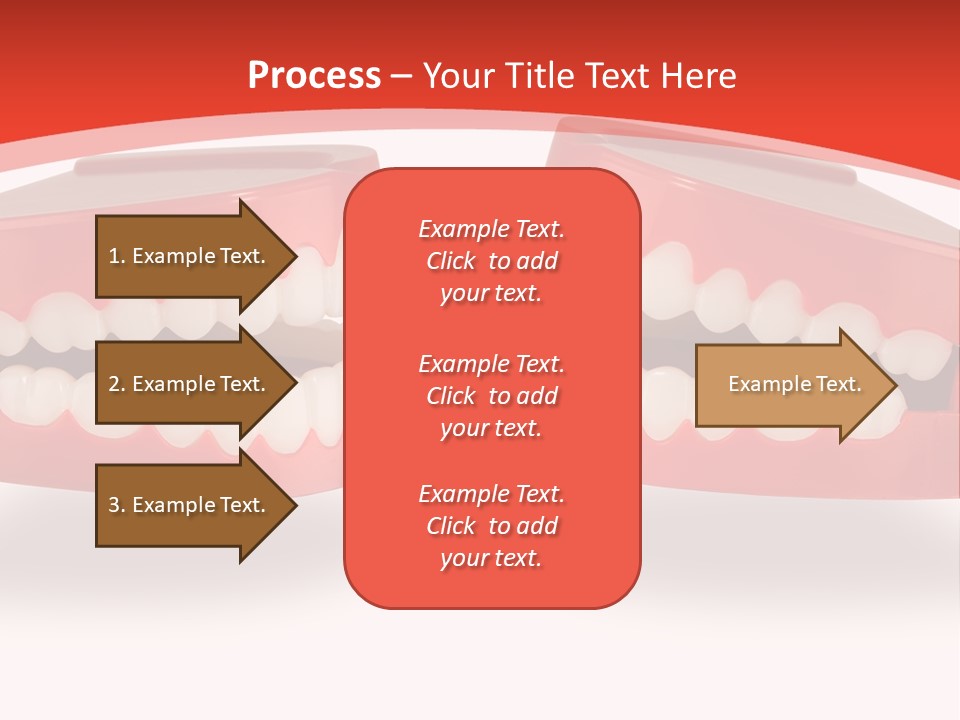 Mouth White Talking PowerPoint Template