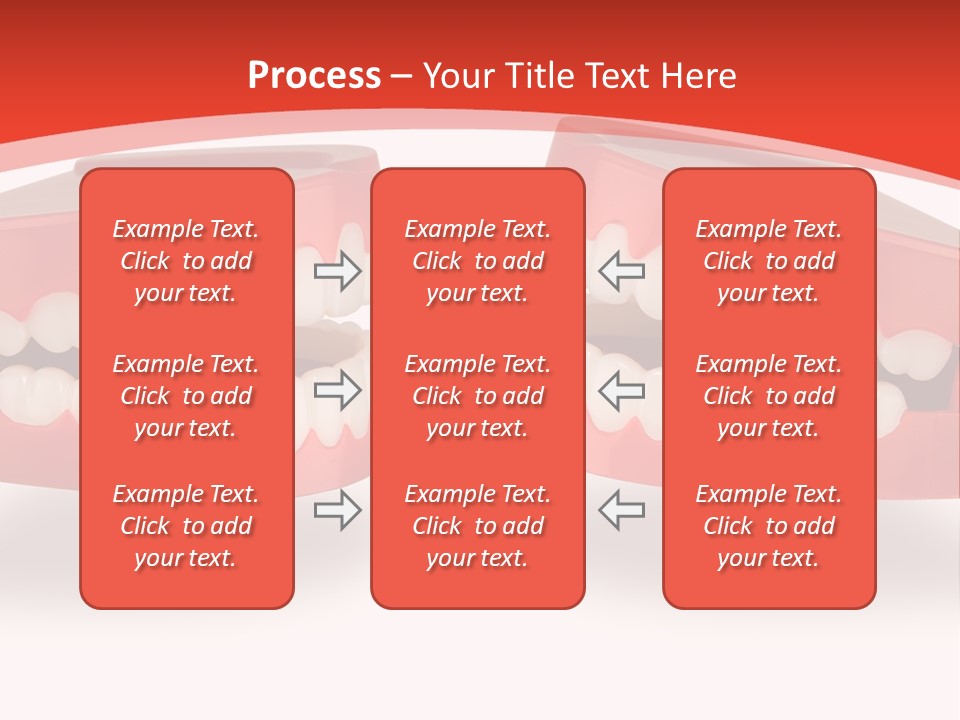 Mouth White Talking PowerPoint Template