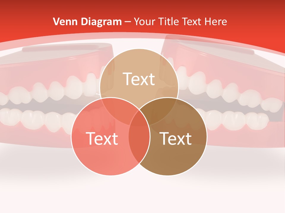 Mouth White Talking PowerPoint Template