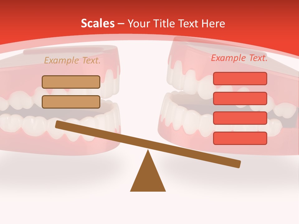 Mouth White Talking PowerPoint Template