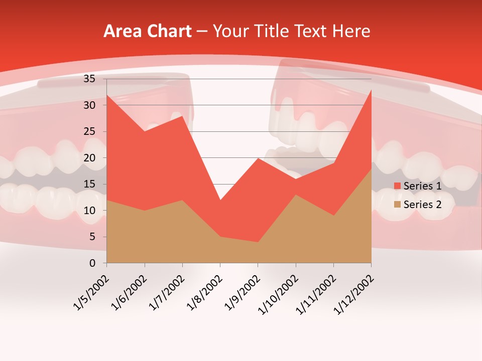 Mouth White Talking PowerPoint Template