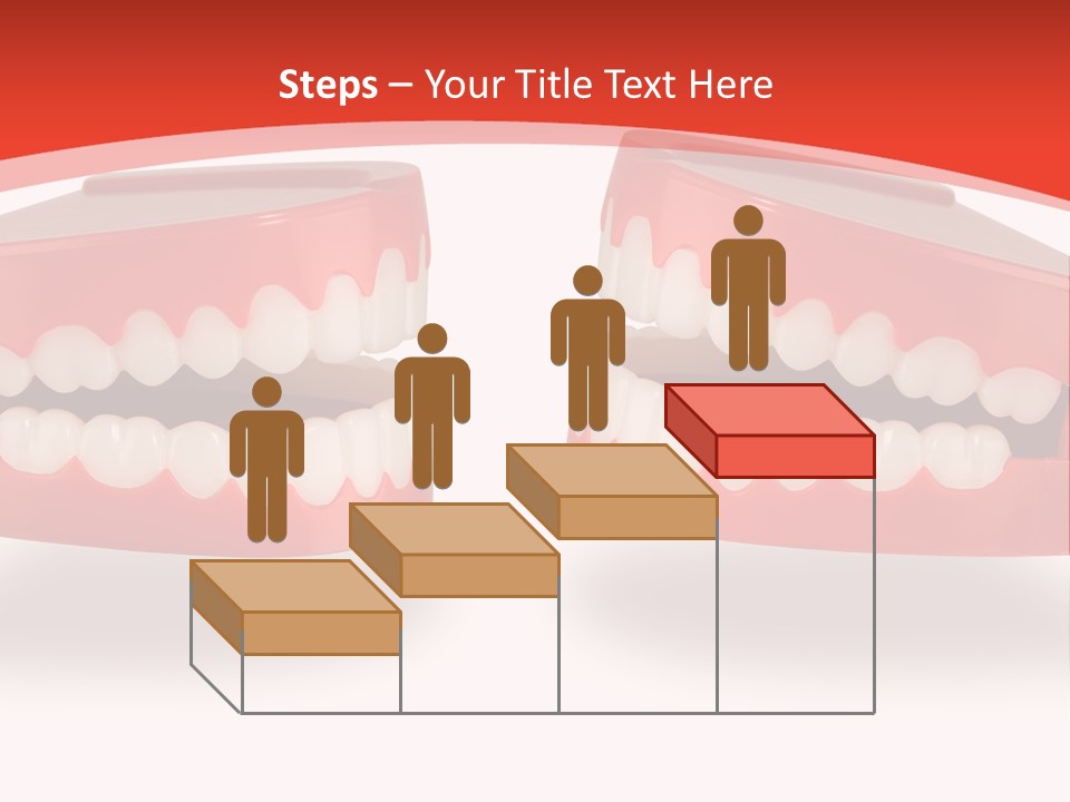 Mouth White Talking PowerPoint Template