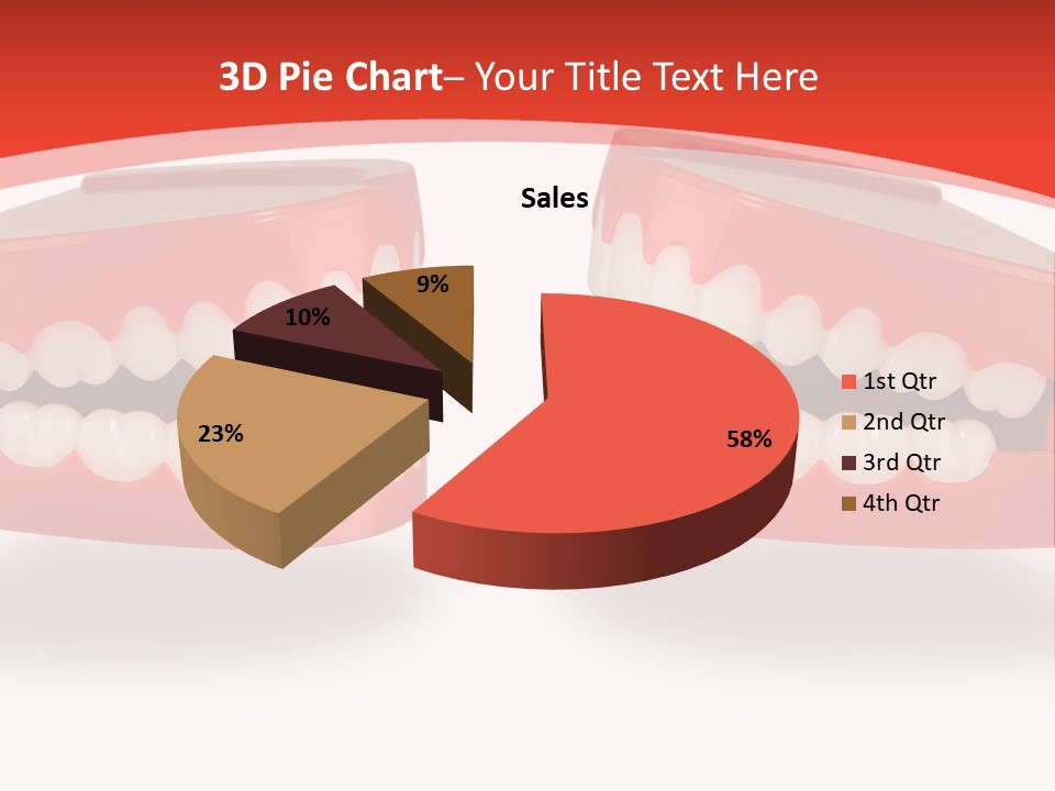 Mouth White Talking PowerPoint Template