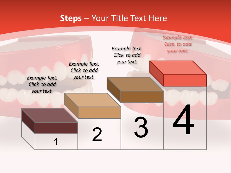 Mouth White Talking PowerPoint Template