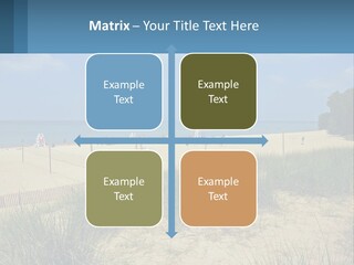 Michigan Volleyball Outdoors PowerPoint Template