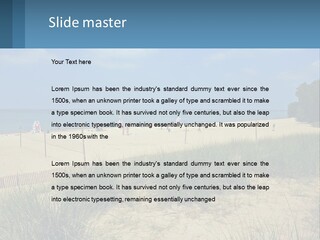 Michigan Volleyball Outdoors PowerPoint Template