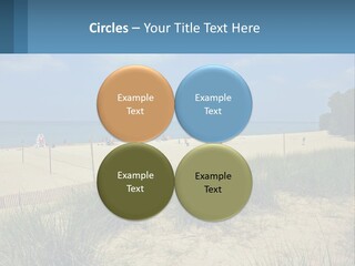 Michigan Volleyball Outdoors PowerPoint Template